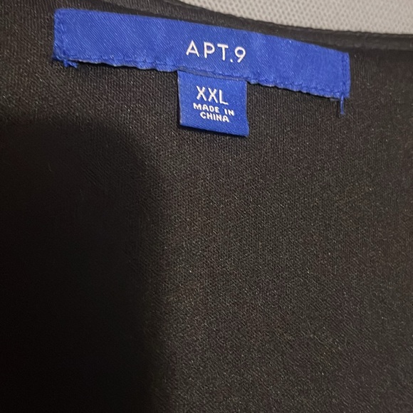 BLACK Women’s APT 9 short sleeve V neck dress size XXL - Picture 5 of 5